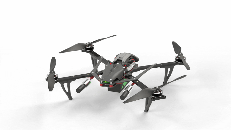 Autonomous Pheratech Falcon drone performing surveillance mission outdoors