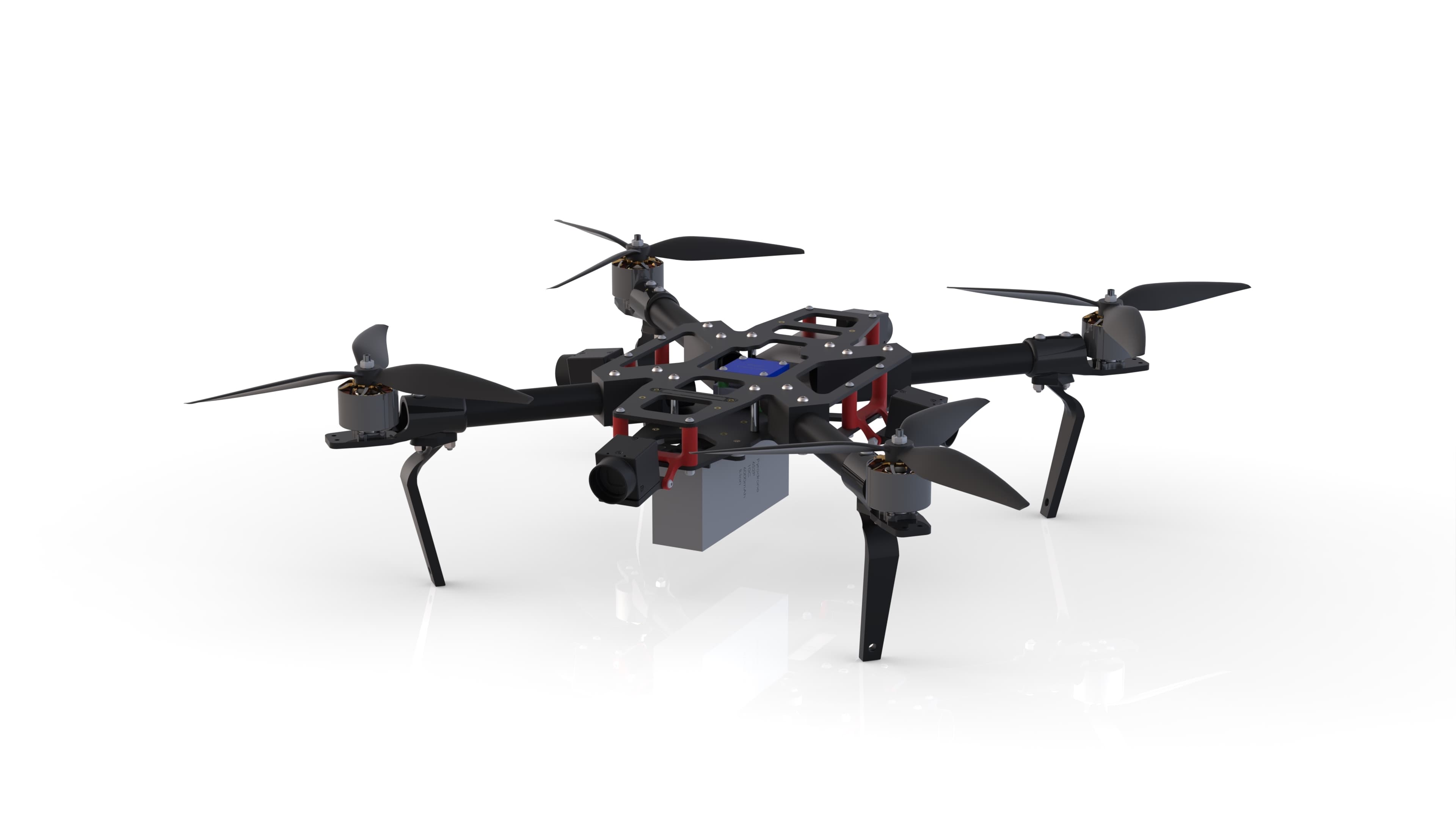 Falcon v1 autonomous drone prototype with basic sensors and navigation